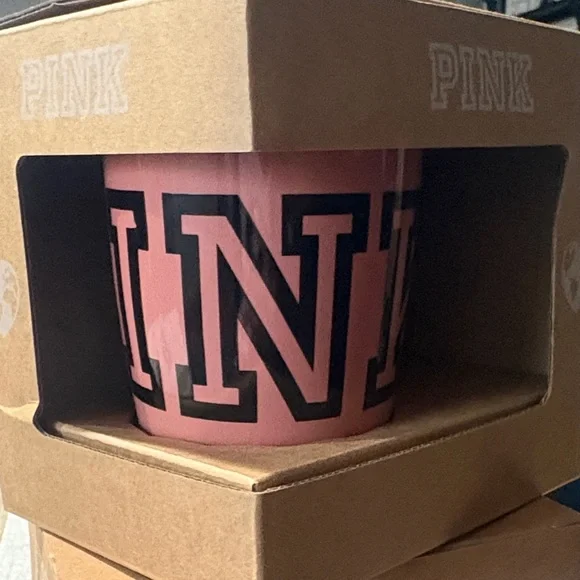Victoria's Secret Pink Mug with Black Lettering - Picture 1 of 1